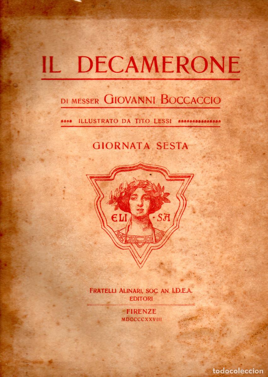 Libros antiguos: Boccaccio, Giovanni. - Il Decamerone. - Foto 1