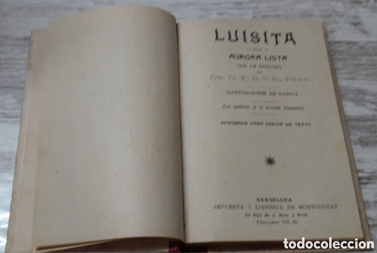 Libros antiguos: LUISITA - AURORA LISTA - Foto 3