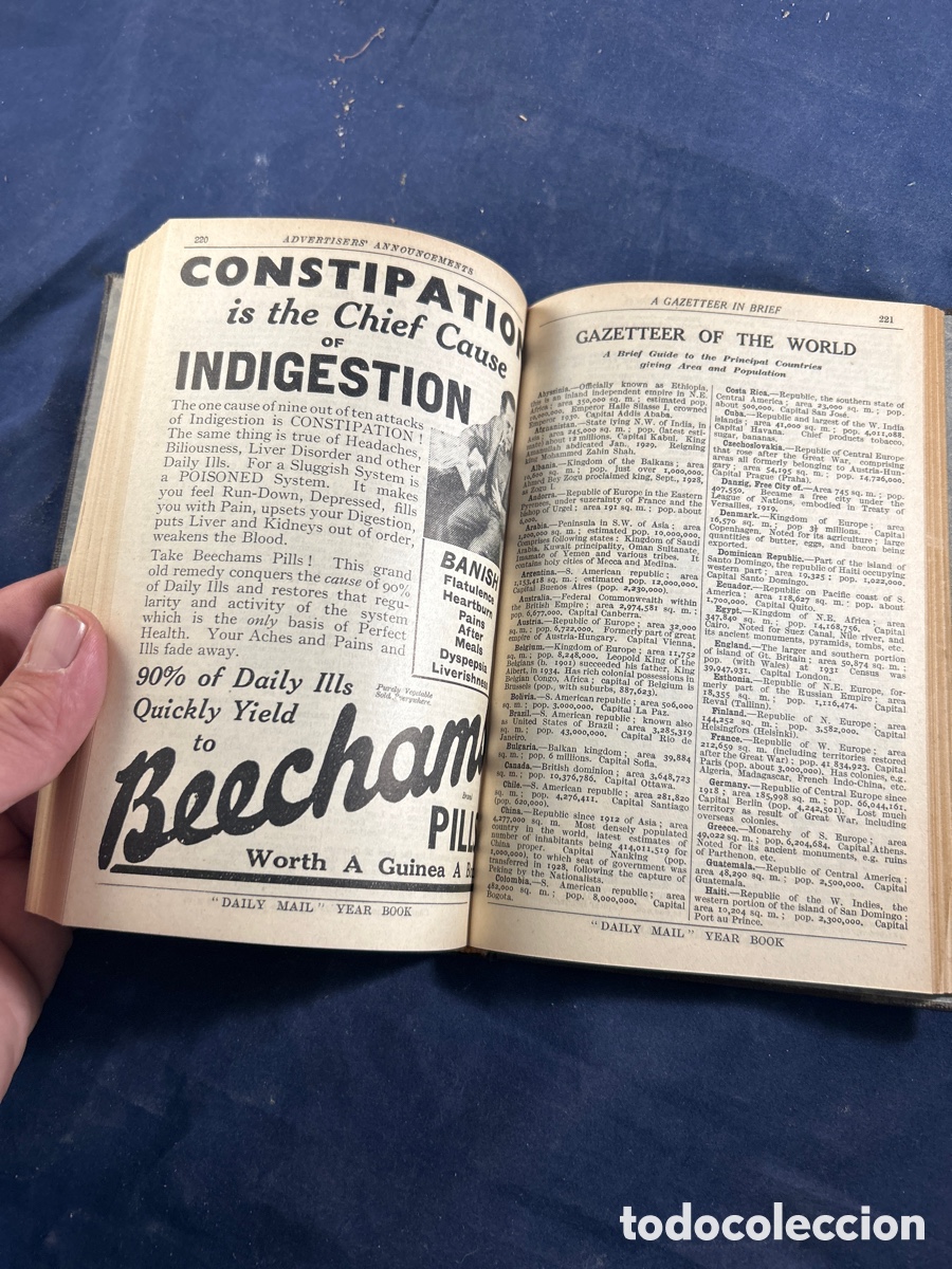 Libros antiguos: THE DAILY MAIL YEAR BOOK FOR 1936 - Foto 4
