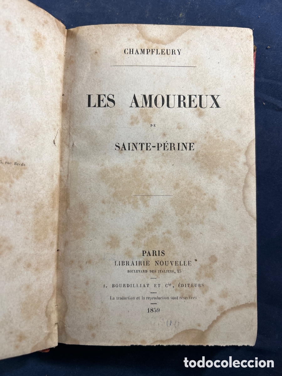 Antiquarische B&uuml;cher: LES AMOUREUX DE SAINTE PERINE