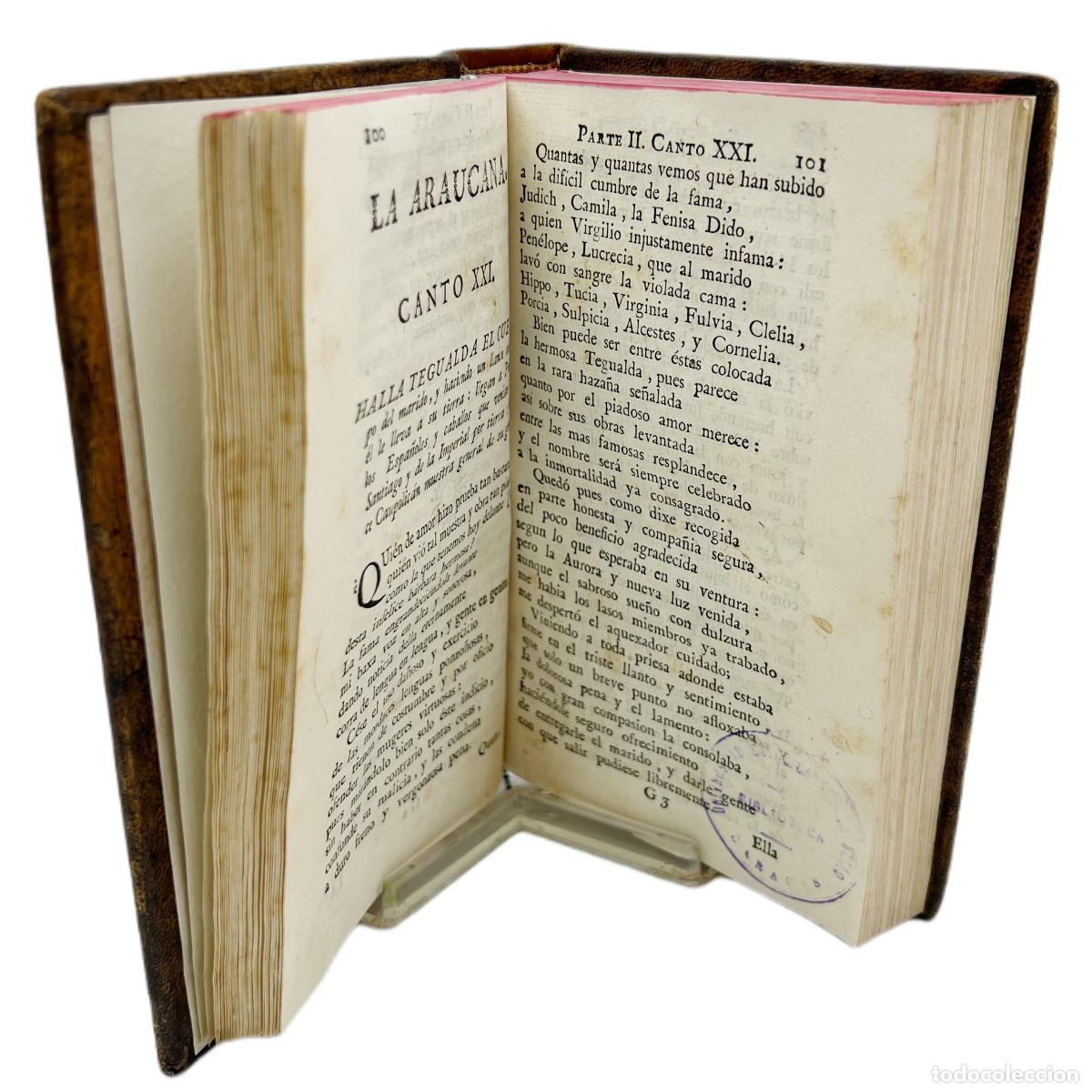 Libros antiguos: ALONSO DE ERCILLA - LA ARAUCANA - SANCHA, 1776 - Foto 6