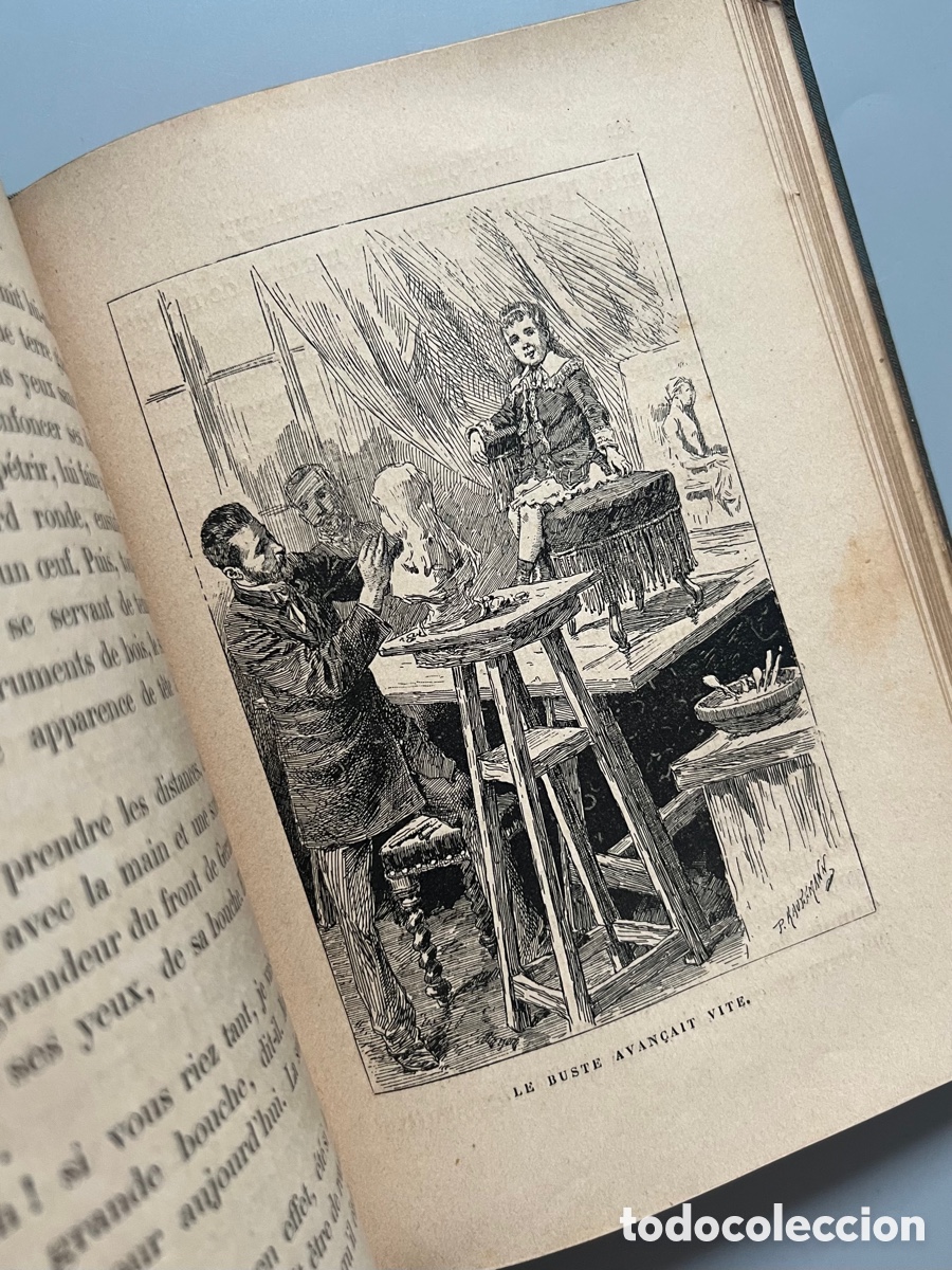 Libros antiguos: HISTOIRE DE GERMAINE, A. QUANTIN. A. Quantin, imprimeur-&eacute;diteur, ca. 1890 - Foto 9
