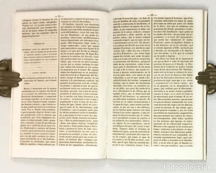 Libros antiguos: ESTUDIOS SOBRE CODIFICACION DE AGUAS. - ROMAN&Iacute; Y PUIGDENGOLAS, Francisco. - Foto 2