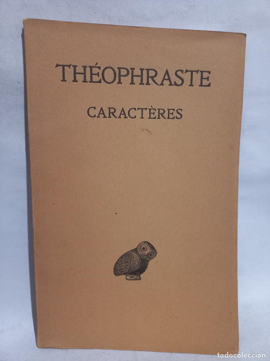 Libros antiguos: Th&eacute;ophraste - Caract&egrave;res - 1920 - Foto 1