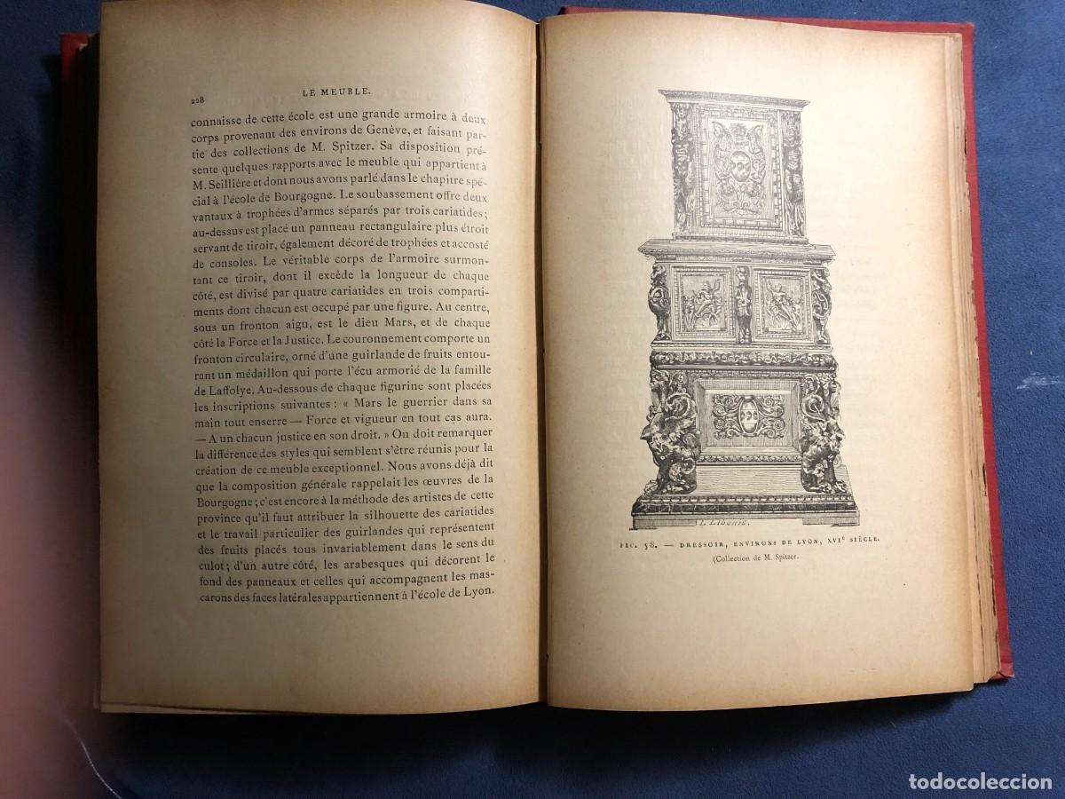 Libros antiguos: A. DE CHAMPEAUX: - LE MEUBLE - (TOMO I) (1885) - Foto 4