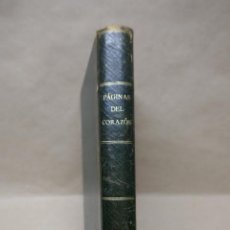 Libros antiguos: PÁGINAS DEL CORAZÓN - MARÍA DEL PILAR SINUÉS - 1887