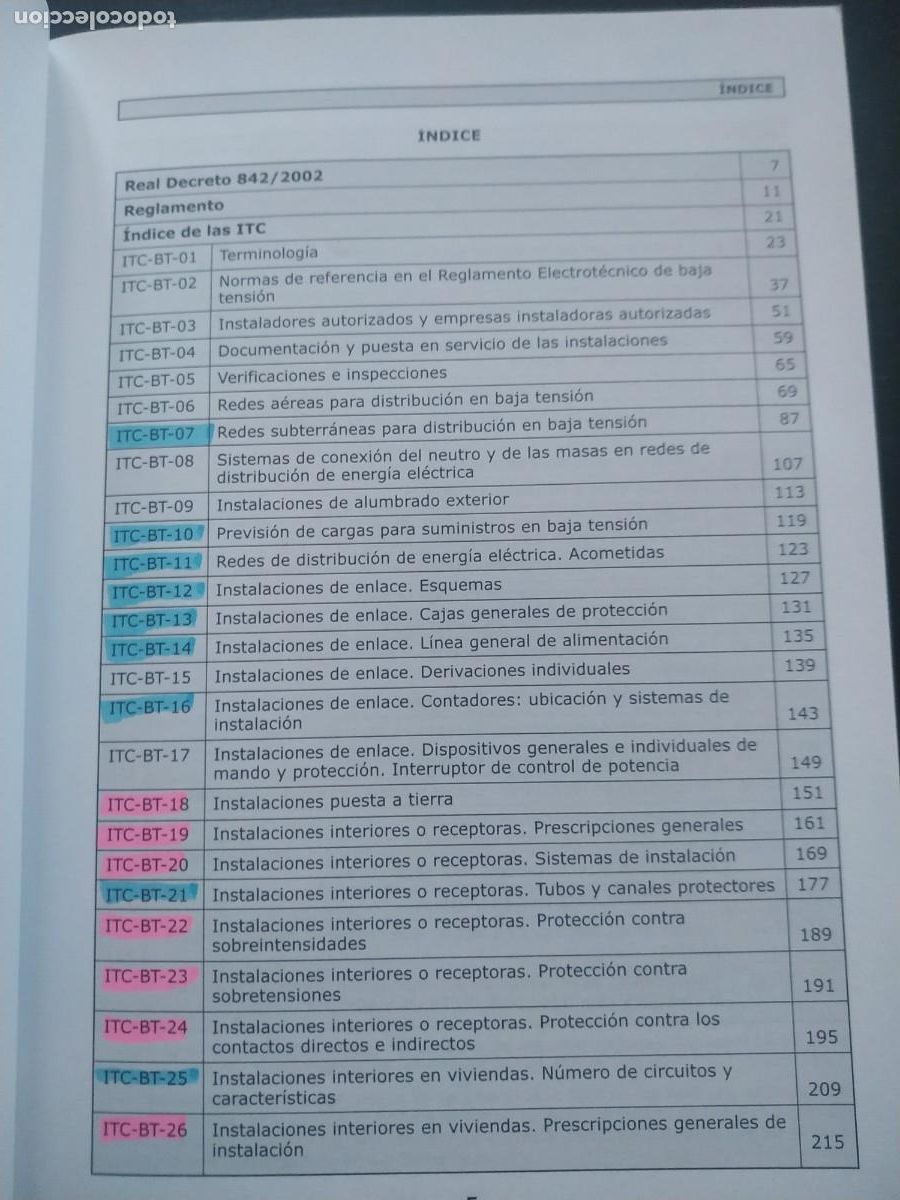 Libros antiguos: Reglamento electr&oacute;nico para baja tensi&oacute;n - Foto 7