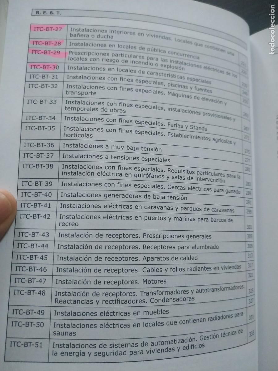 Libros antiguos: Reglamento electr&oacute;nico para baja tensi&oacute;n - Foto 8