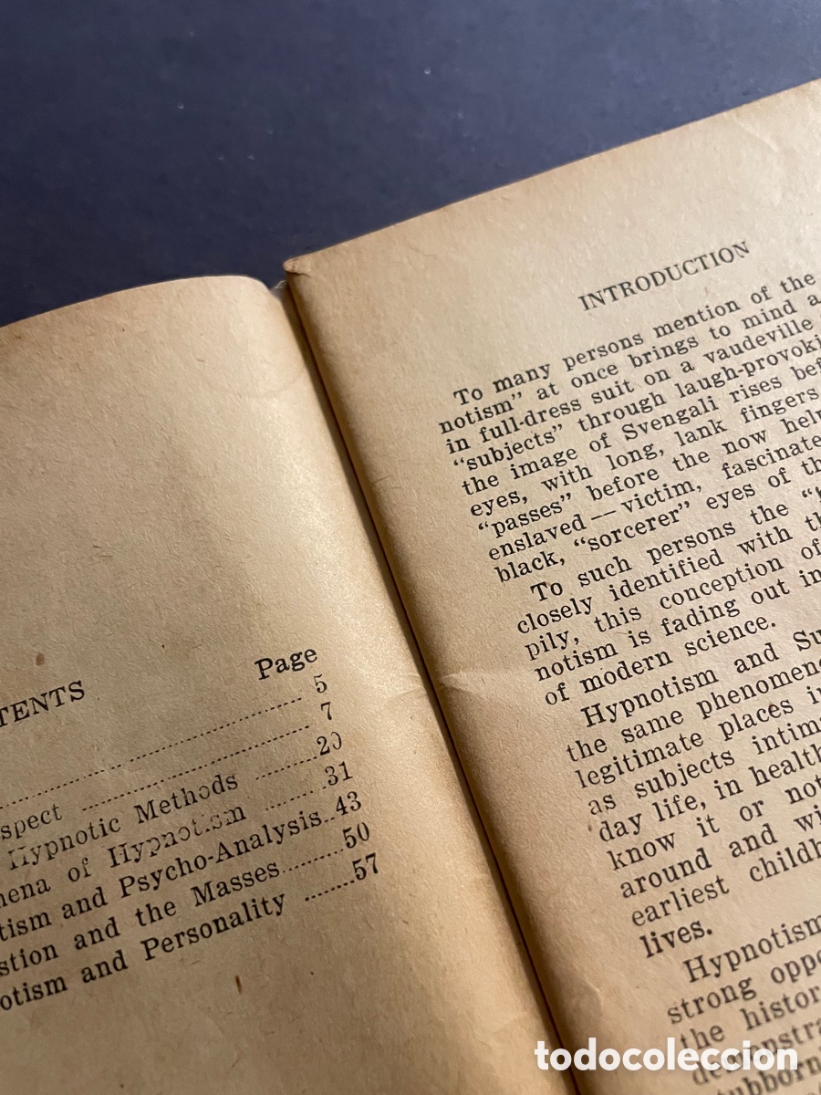 Libros antiguos: Hypnotism Made Plain. Maynard Shipley, Little Blue Book n.92 - Foto 4
