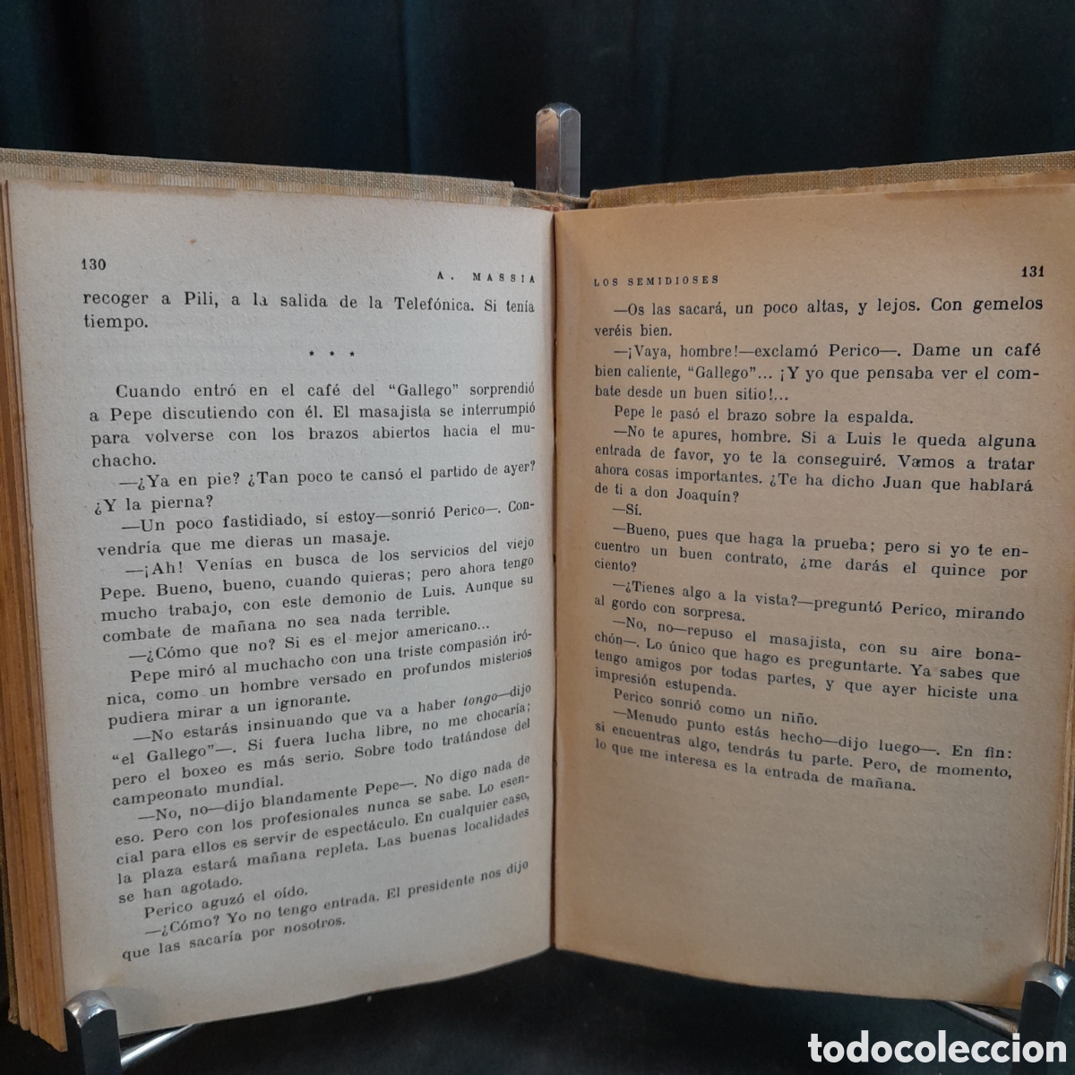 Libros antiguos: L-6332. LOS SEMIDIOSES. A. MASSIA. COLECCION LA NAVE. - Foto 5