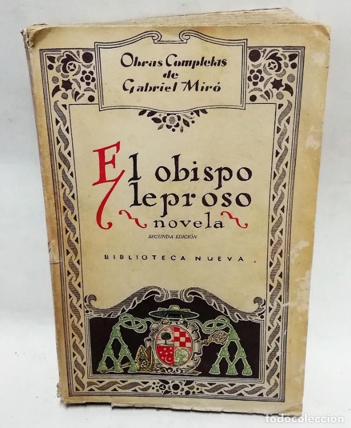 Libros antiguos: EL OBISPO LEPROSO - Foto 1