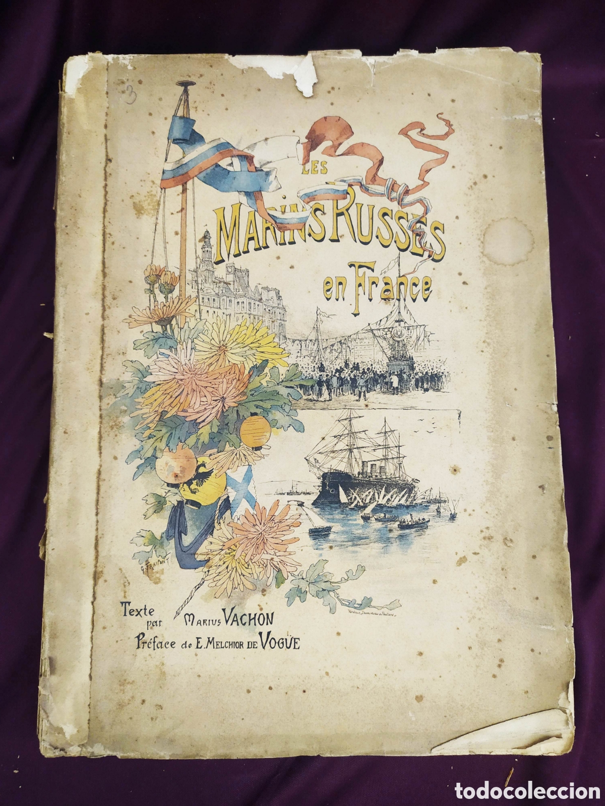 Old books: Les marins russes en France (1893). VACHON (Marius),