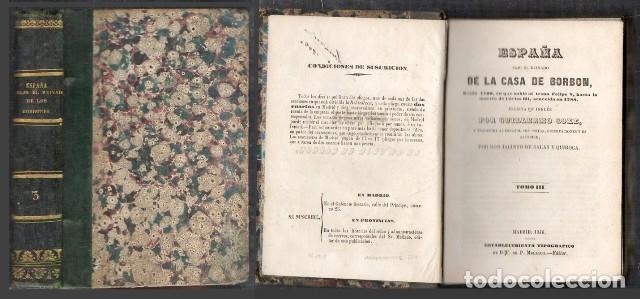 Old books: ESPA&Ntilde;A BAJO EL REINADO DE LA CASA DE BORBON TOMO III - COXE, GUILLERMO - A-INCOMP-544