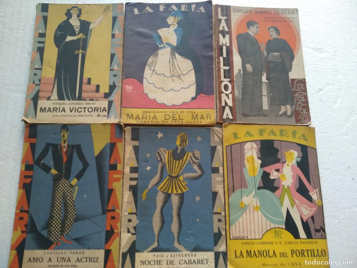 Libros antiguos: lote 6 libros DE LA FARSA teatro rr - Foto 1