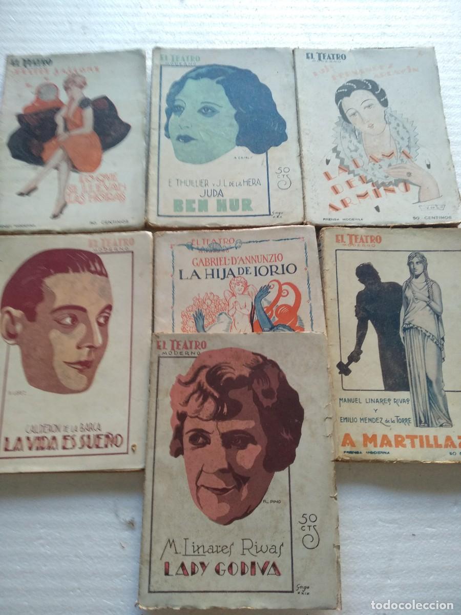 Libros antiguos: lote 7 libros EL TEATRO MODERNO rr - Foto 1