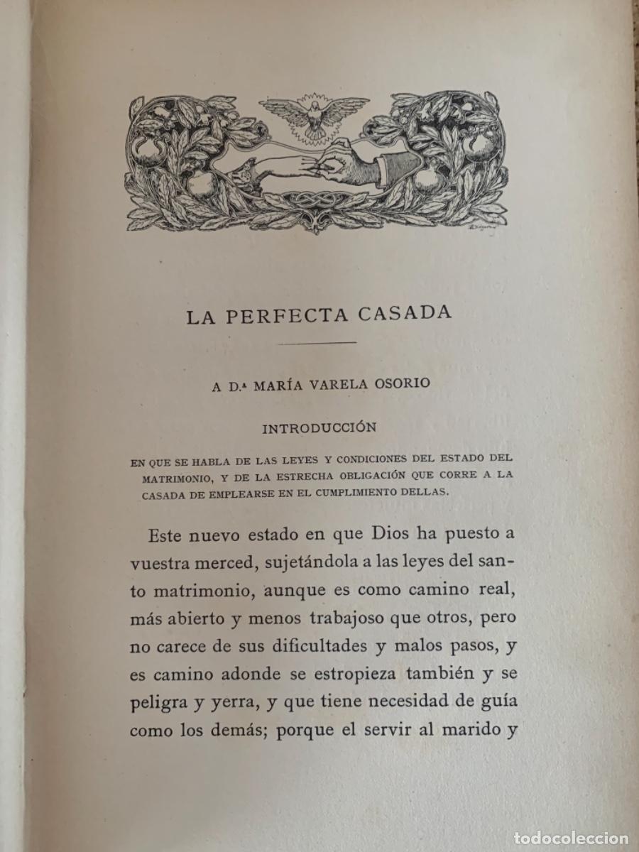 Libros antiguos: La perfecta casada (Bols 24) - Foto 3