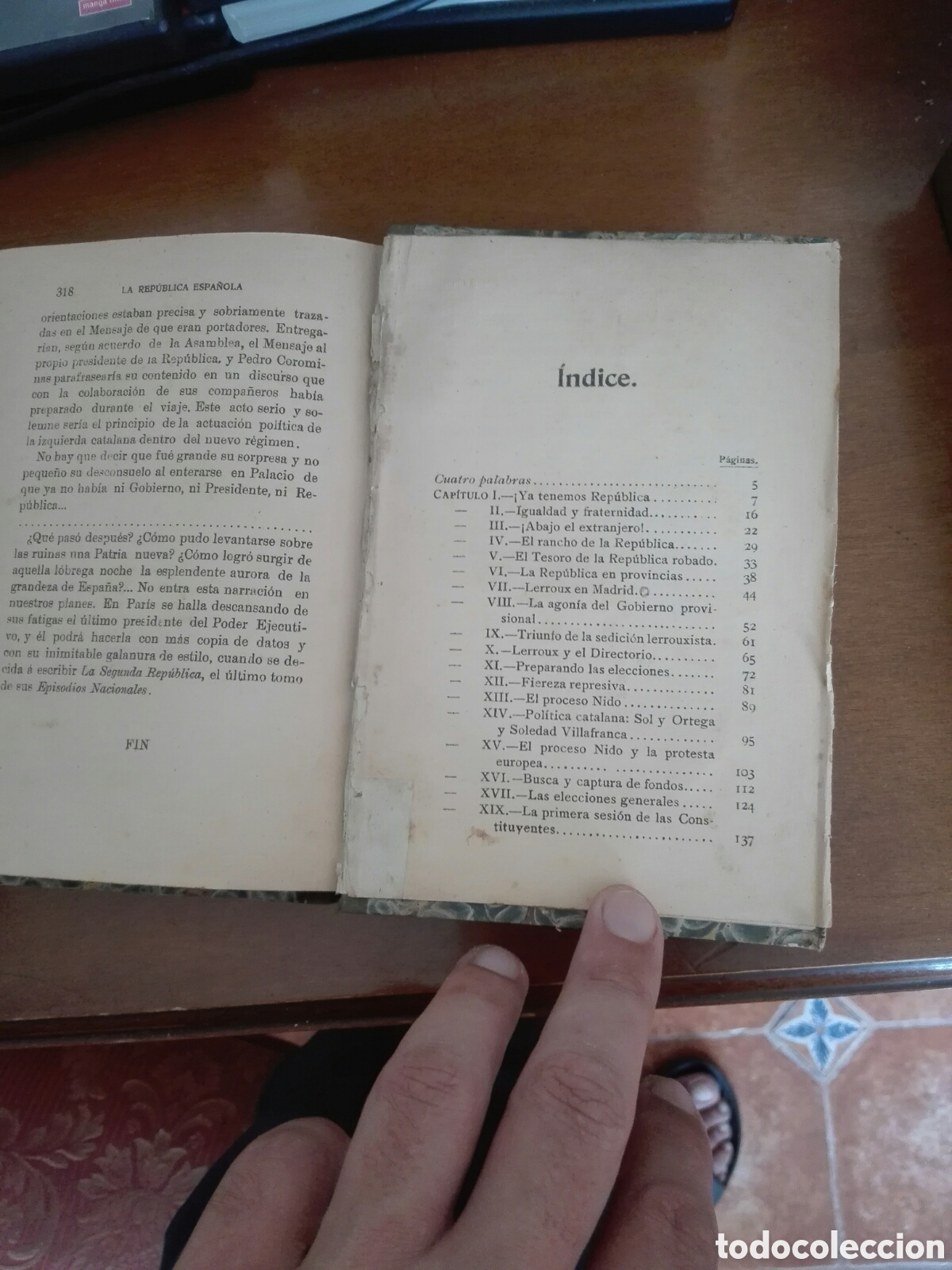 Libros antiguos: La rep&uacute;blica espa&ntilde;ola en 191.... - Foto 3