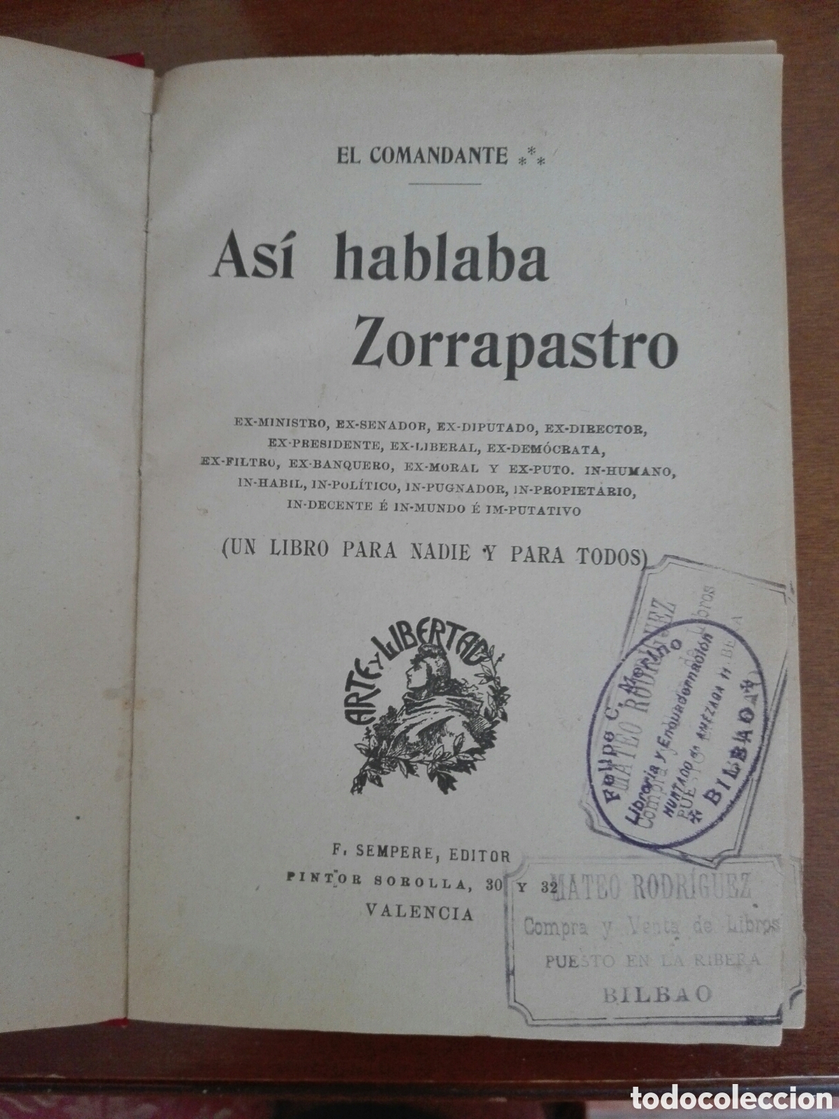 Libros antiguos: Asi hablaba Zorrapastro - Foto 2