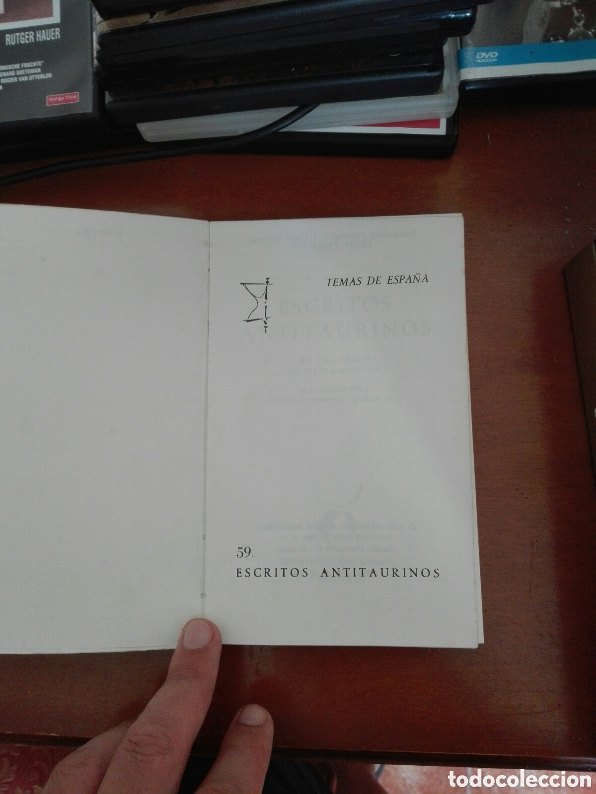 Libros antiguos: Escritos antitaurinos. N&uacute;m. 59 - Foto 2