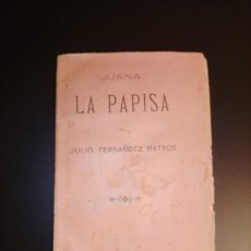 Libros antiguos: JULIO FERNÁNDEZ MATEOS: LA PAPISA JUANA