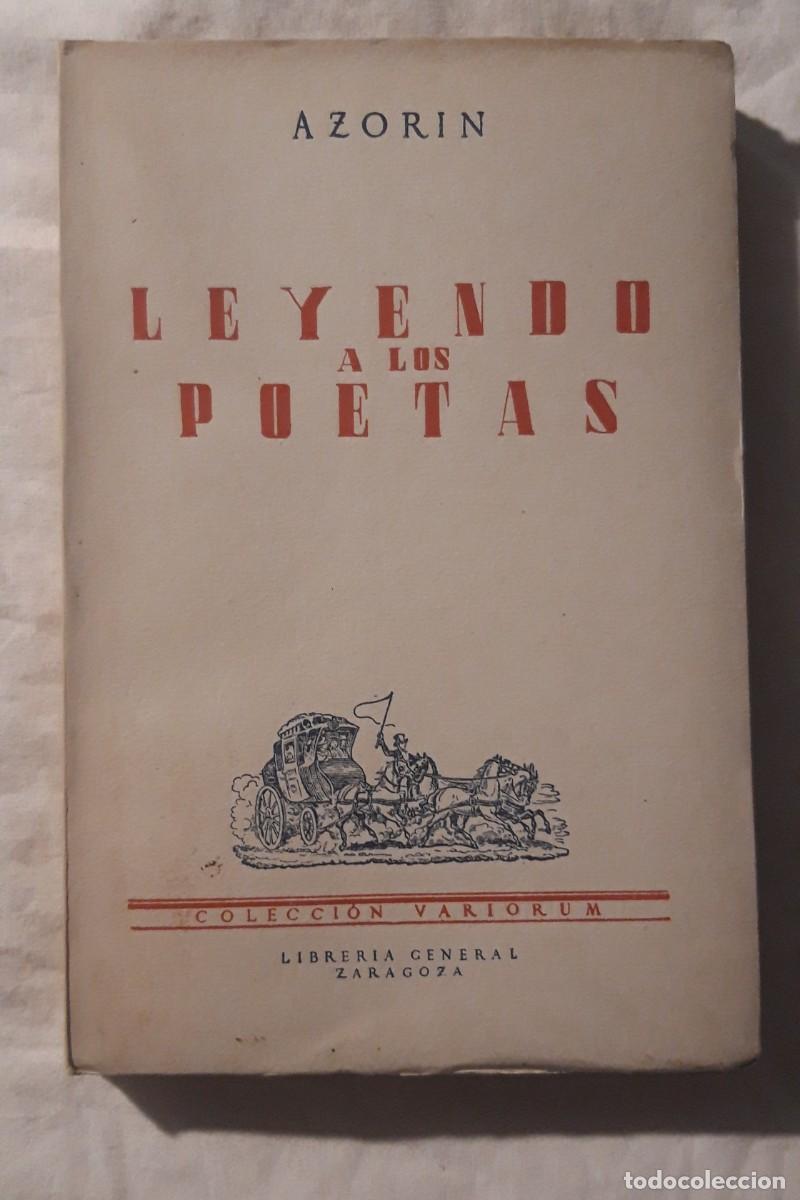 Libros antiguos: Leyendo a los Poetas Azorin - Foto 1
