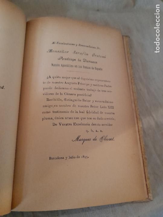 Libros antiguos: ROMA Y EL GOBIERNO ITALIANO - A&Ntilde;O 1895 - CONDE E.SODERINI. - Foto 3
