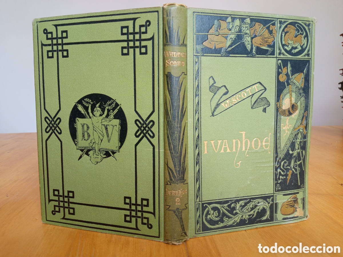 Libros antiguos: Ivanhoe - W. Scott tomo 2 Biblioteca Verdaguer - Foto 1