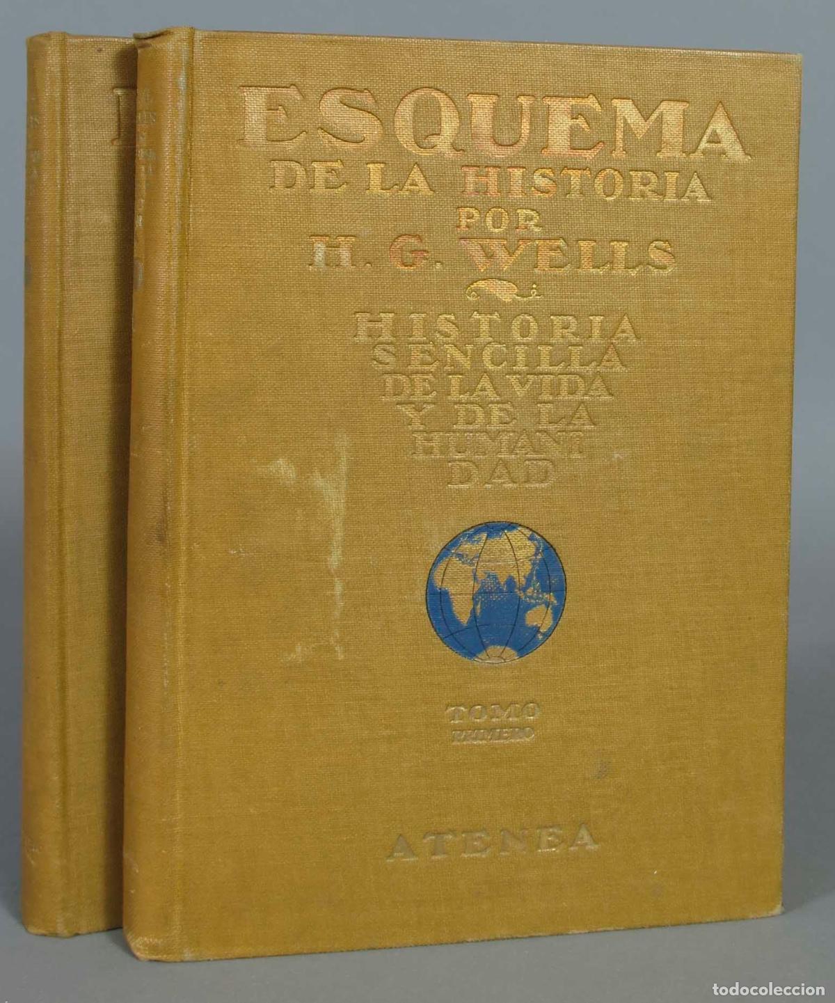 Libros antiguos: ESQUEMA DE LA HISTORIA. HG Wells. 1925. 2 TOMOS - Foto 1