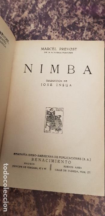 Libros antiguos: MARCEL PREVOST.NIMBA-1929 - Foto 1