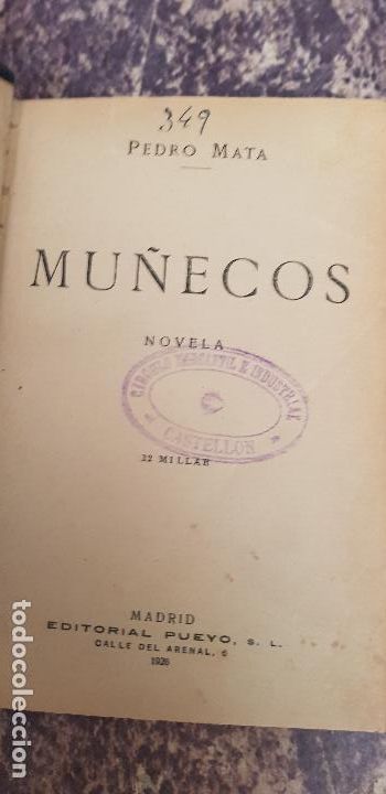 Libros antiguos: PEDRO MATA-MU&Ntilde;ECOS-1926 - Foto 1