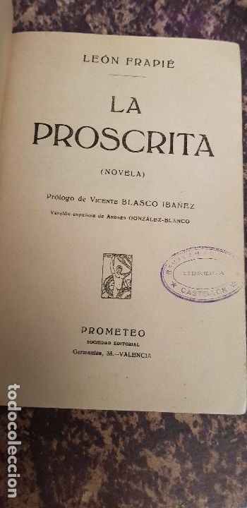 Libros antiguos: LEON FRAPIE-LA POSCRITA - Foto 1