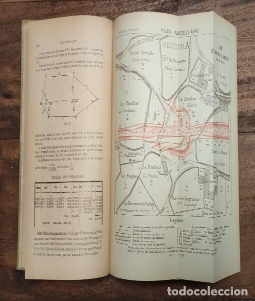 Libros antiguos: &Eacute;L&Eacute;MENTS DE TOPOGRAPHIE. GABRIEL, Edmond. Librairie G&eacute;n&eacute;rale. 1910. - Foto 5