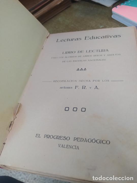 Libros antiguos: Lecturas educativas. F. R y A. El Progreso. 1905. L.30829 - Foto 4