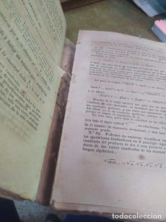 Libros antiguos: Elementos de &Aacute;lgebra. M. Bourdon. 1849. L.30831 - Foto 6