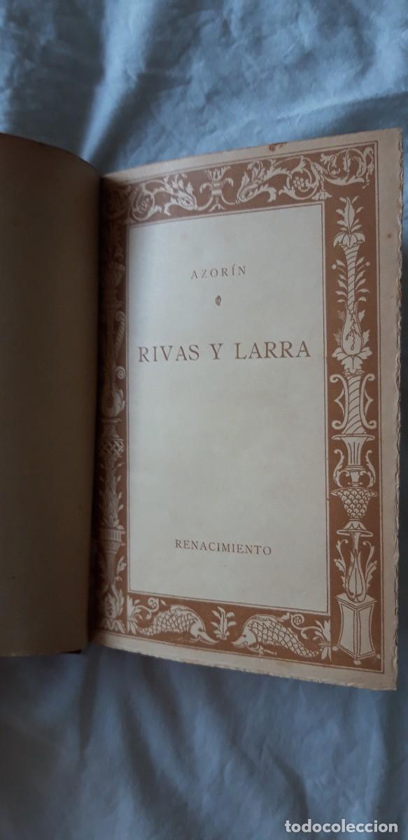 Libros antiguos: Rivas y Larra. Azorin - Foto 1