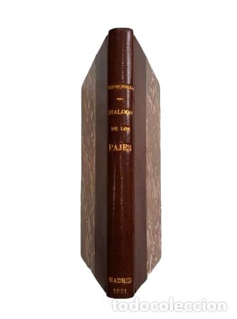 Libros antiguos: Hermosilla, Diego de.- DI&Aacute;LOGO DE LOS PAJES (1901) - Foto 1