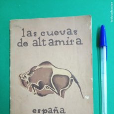 Libros antiguos: ANTIGUO LIBRO LAS CUEVAS DE ALTAMIRA. ESPAÑA. MADRID 1928. PATRONATO NACIONAL DEL TURISMO.