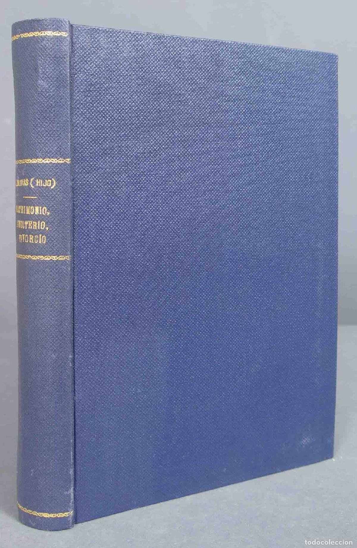 Libros antiguos: MATRIMONIO, ADULTERIO, DIVORCIO. 2 TOMOS - Foto 1