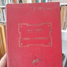 Libros antiguos: GANADERÍA. RARO. CARNES Y MATADEROS, ELEUTERIO MAÑUECO, MADRID, 1909, L40 VISITA MI PERFIL