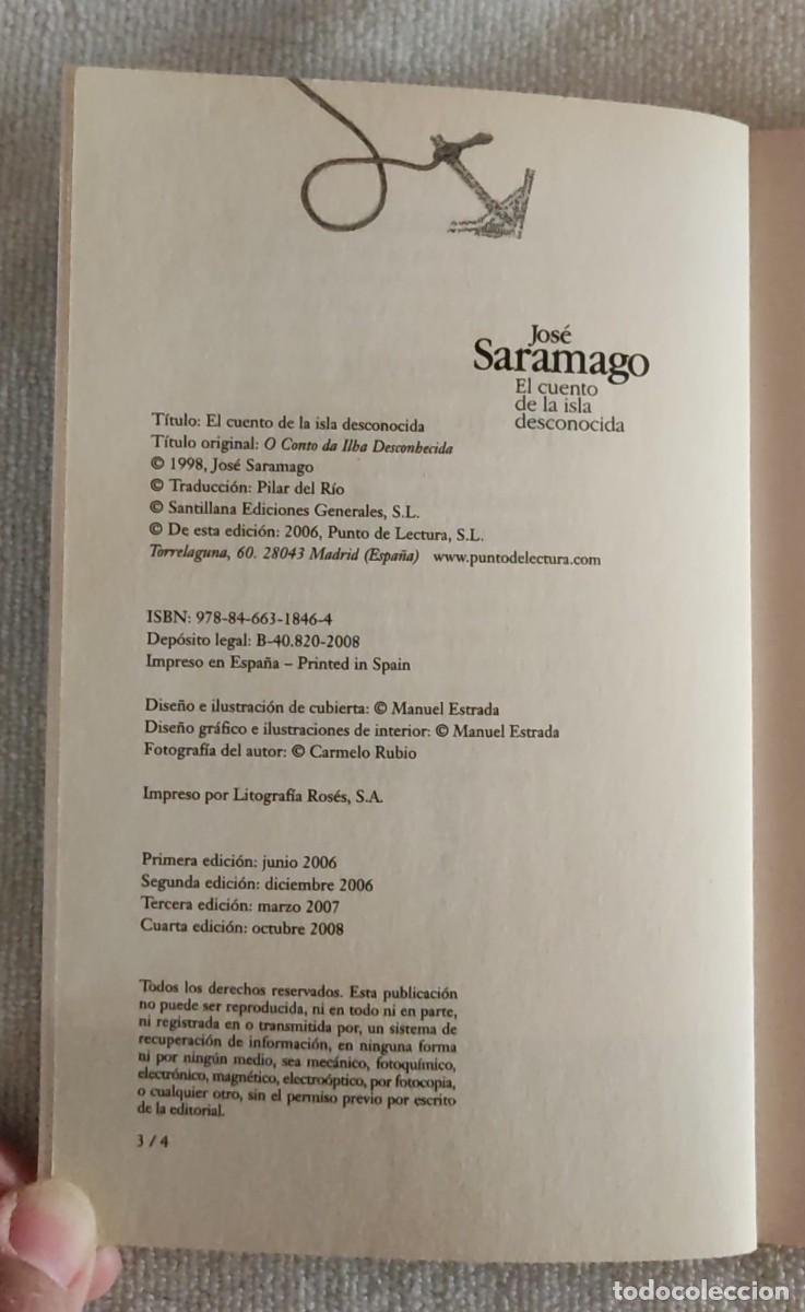 Libros antiguos: EL CUENTO DE LA ISLA DESCONOCIDA. - Foto 2