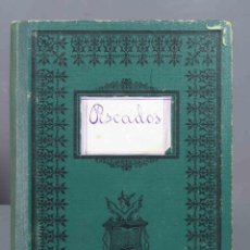 Libri antichi: RECETARIO DE PESCADOS. MANUSCRITO. HACIA 1900