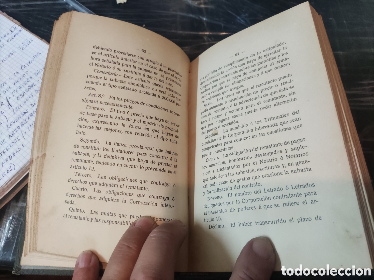 Libros antiguos: Comentarios Administraci&oacute;n Municipal. - Foto 3