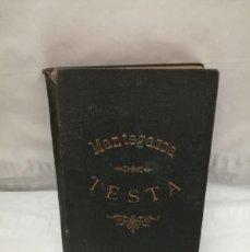 Libros antiguos: TESTA (CABEZA): LIBRO PARA LOS JÓVENES (EDICIÓN 1899, TAPA DURA, CON HOJAS CALENDARIO SIN RELLENAR)