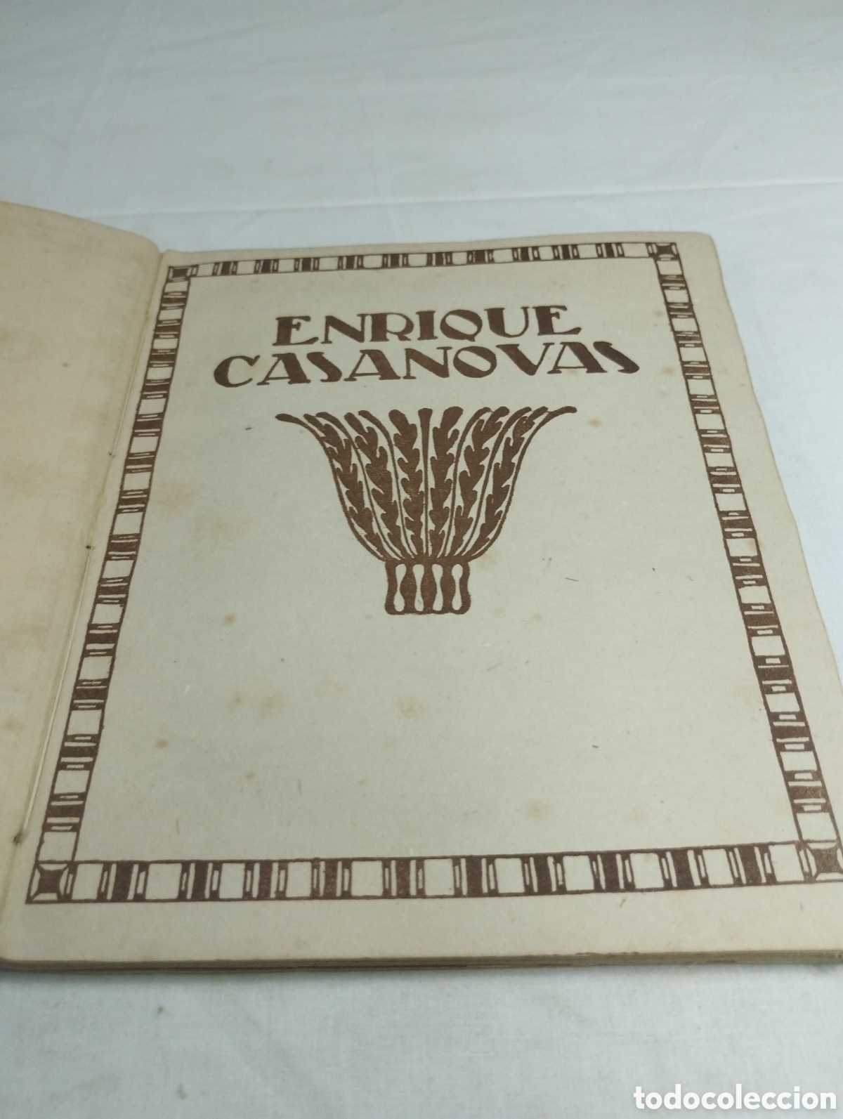 Libros antiguos: Enrique Casanovas. - Foto 3
