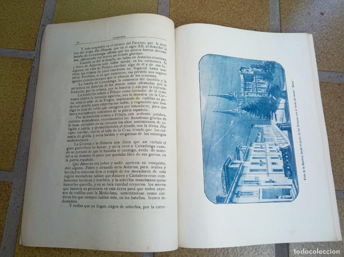 Libros antiguos: Batalla y santuario de Covadonga. VV. AA. - Foto 4