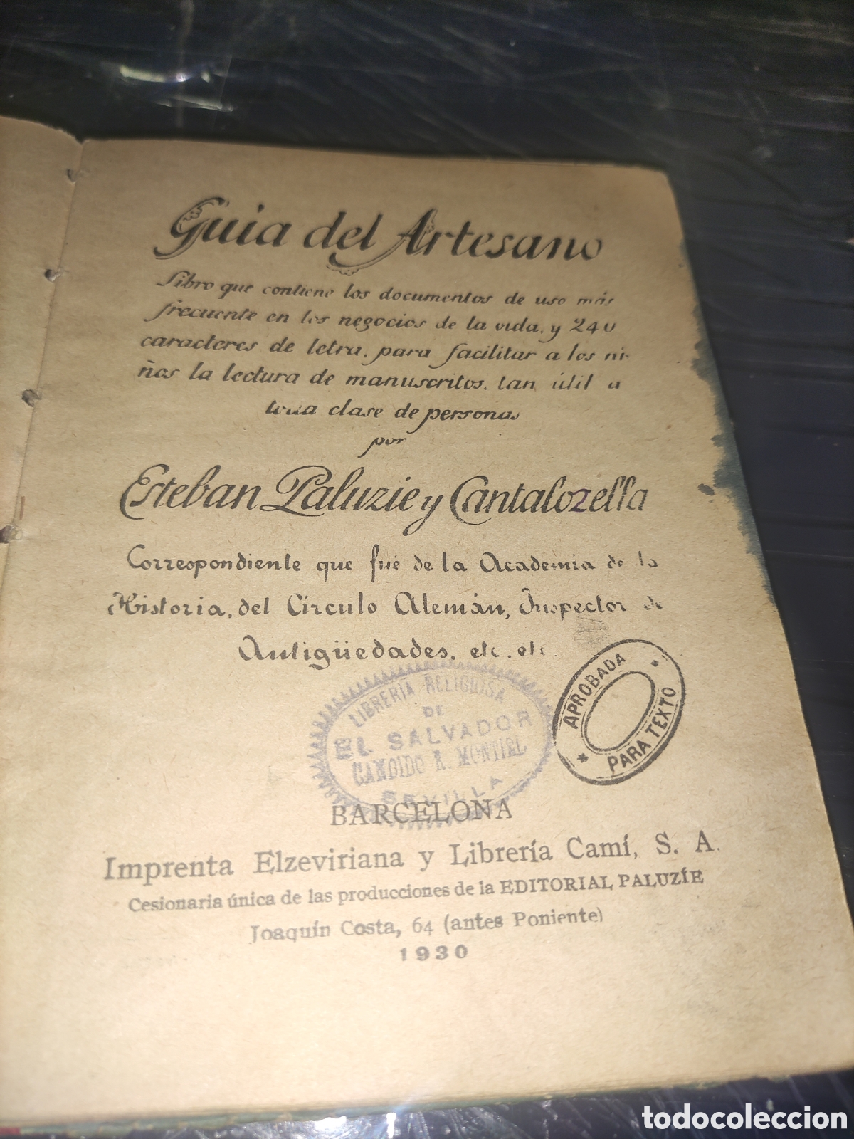 Libros antiguos: Guia del Artesano. - Foto 4
