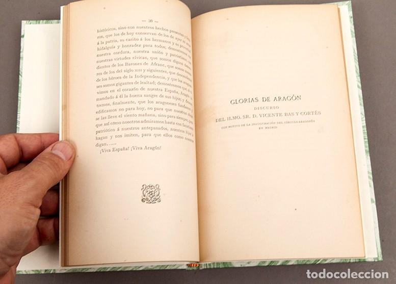 Libros antiguos: CIRCULO ARAGON&Eacute;S DE MADRID - 1884 - SESI&Oacute;N INAUGURAL - Foto 5