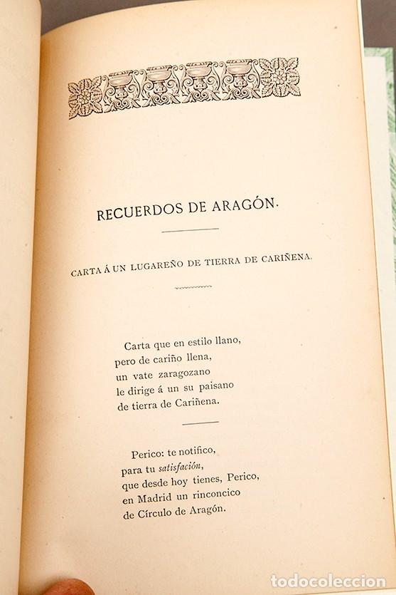 Libros antiguos: CIRCULO ARAGON&Eacute;S DE MADRID - 1884 - SESI&Oacute;N INAUGURAL - Foto 6