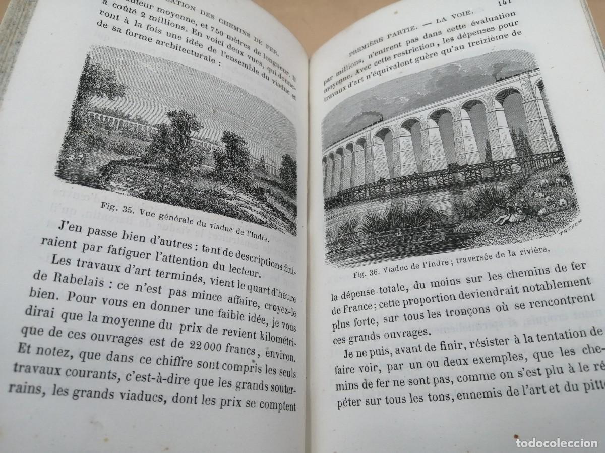 Libros antiguos: SIMPLE EXPLICATION DES CHEMINS DE FER GUILLEMIN 1862 ILLUSTR&Eacute;E - Foto 8