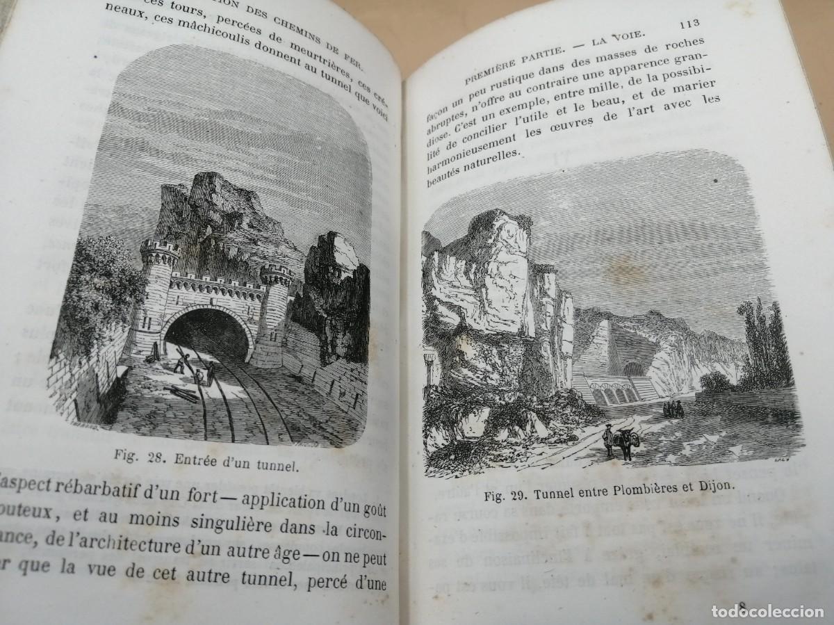 Libros antiguos: SIMPLE EXPLICATION DES CHEMINS DE FER GUILLEMIN 1862 ILLUSTR&Eacute;E - Foto 9